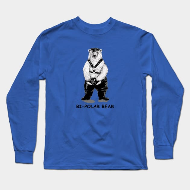 Bi-polar bear Long Sleeve T-Shirt by rlnielsen4